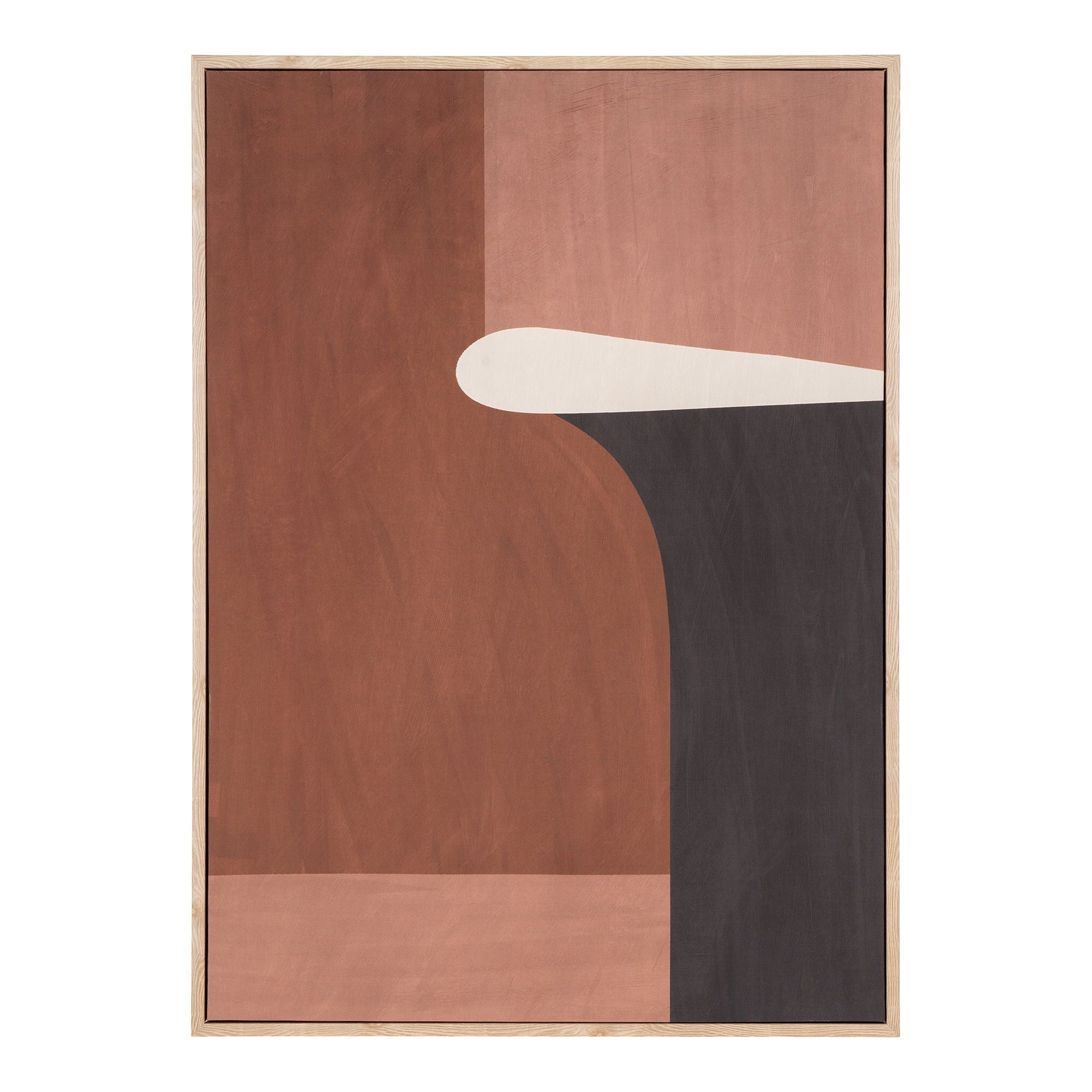 Farbe  Cape Town – Leinwandbild, braun/beige, 50×70 cm